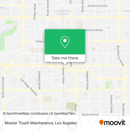 Master Touch Maintenance map