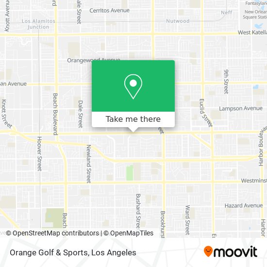 Orange Golf & Sports map