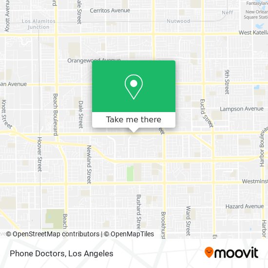 Phone Doctors map