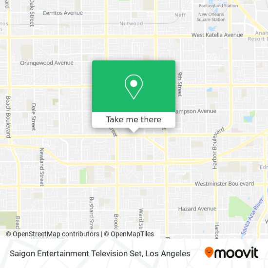 Saigon Entertainment Television Set map