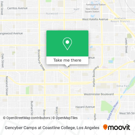 Gencyber Camps at Coastline College map