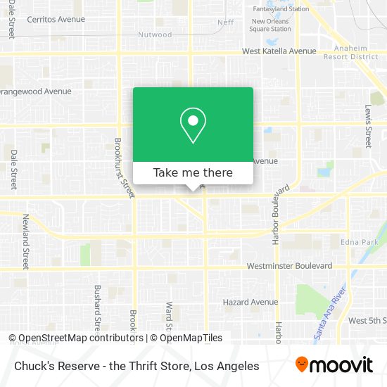 Mapa de Chuck's Reserve - the Thrift Store