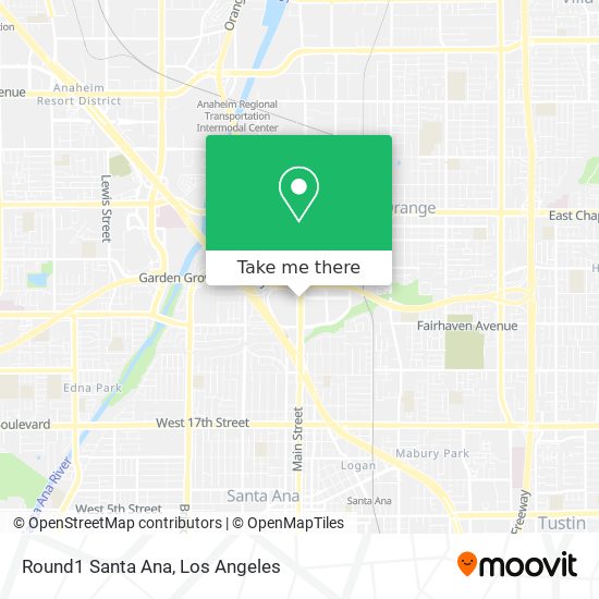 Mapa de Round1 Santa Ana