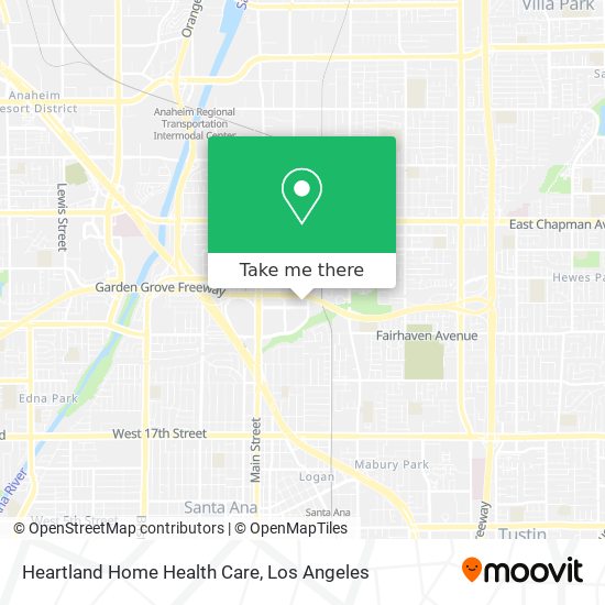 Heartland Home Health Care map