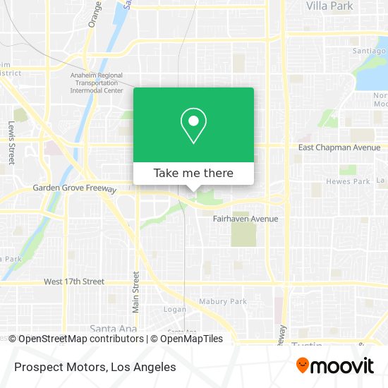 Prospect Motors map