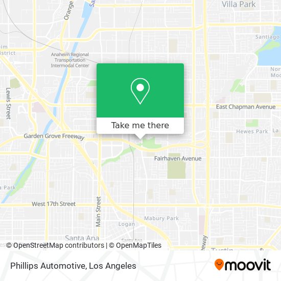 Phillips Automotive map