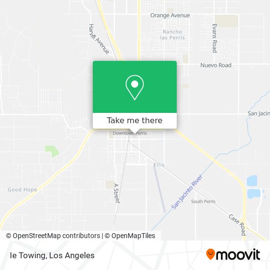 Ie Towing map