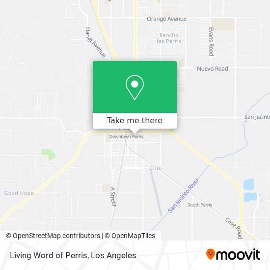 Living Word of Perris map