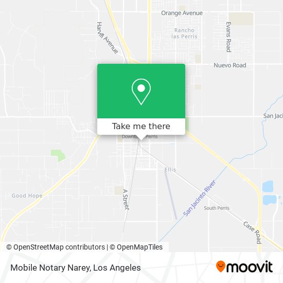 Mobile Notary Narey map