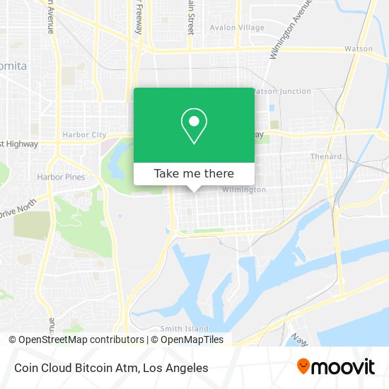 Mapa de Coin Cloud Bitcoin Atm