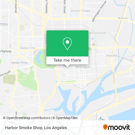 Mapa de Harbor Smoke Shop