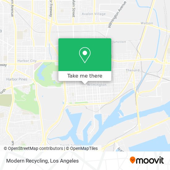 Modern Recycling map