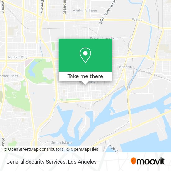 General Security Services map