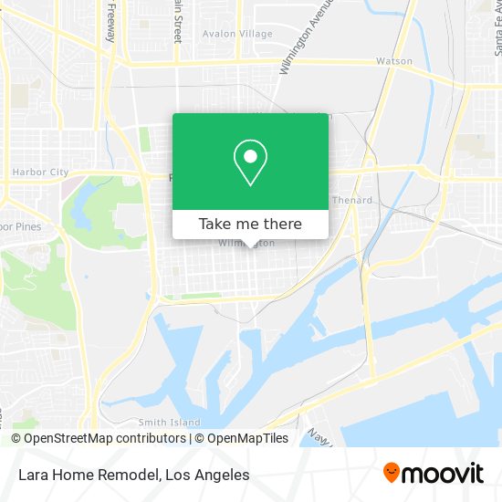 Lara Home Remodel map