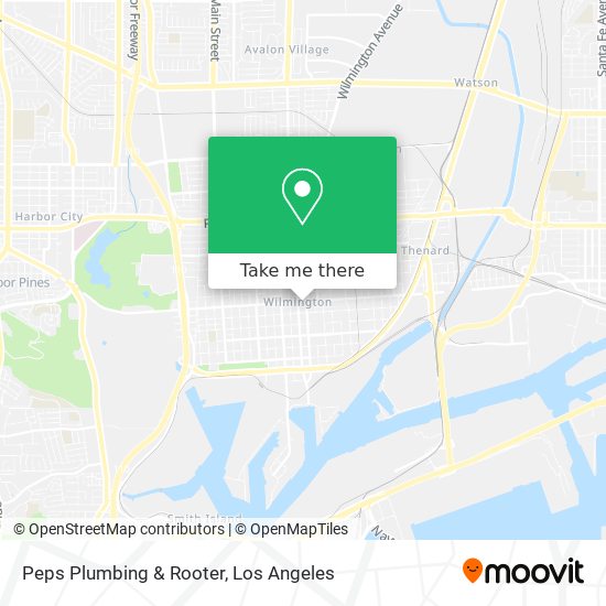 Peps Plumbing & Rooter map