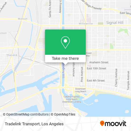 Tradelink Transport map