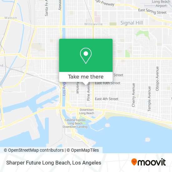 Mapa de Sharper Future Long Beach