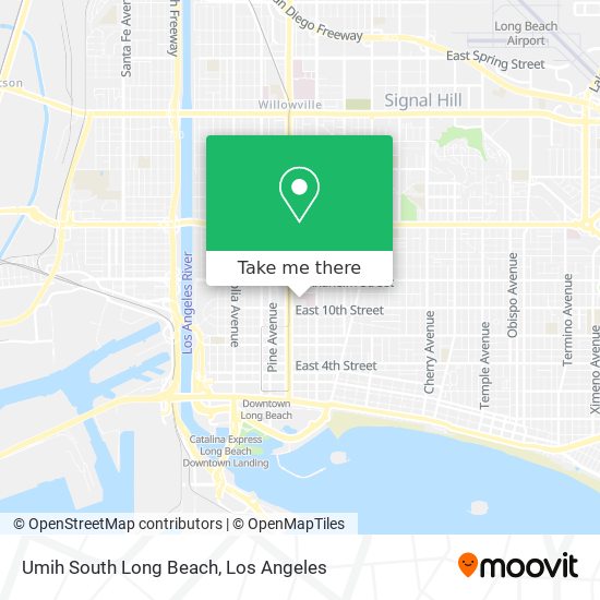 Umih South Long Beach map