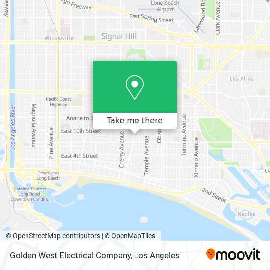 Golden West Electrical Company map
