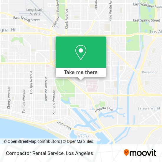 Compactor Rental Service map