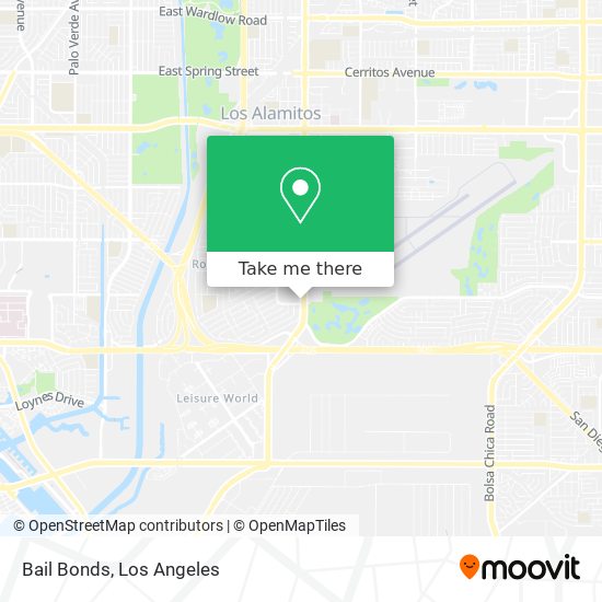 Bail Bonds map