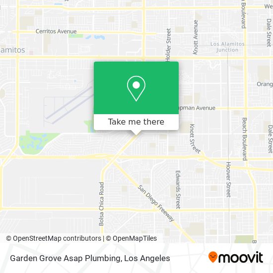 Mapa de Garden Grove Asap Plumbing