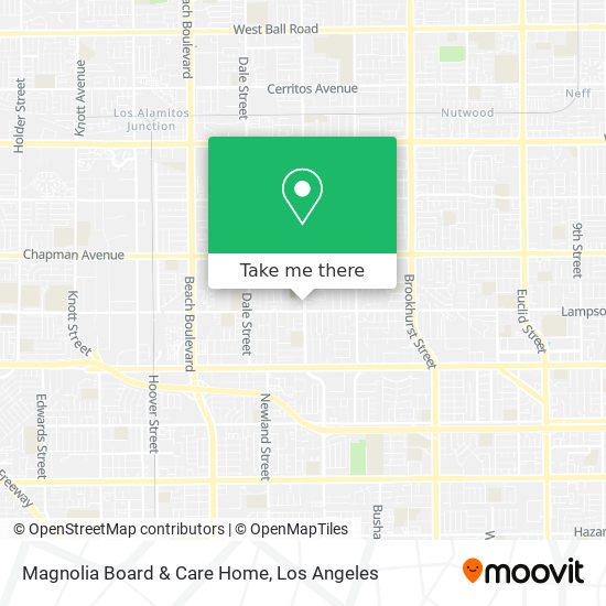Magnolia Board & Care Home map