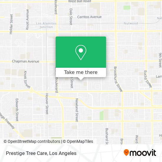 Prestige Tree Care map