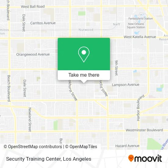 Mapa de Security Training Center