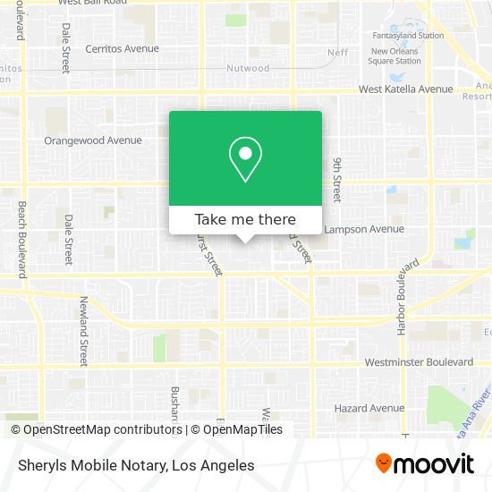 Mapa de Sheryls Mobile Notary