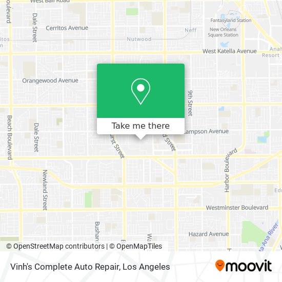 Vinh's Complete Auto Repair map