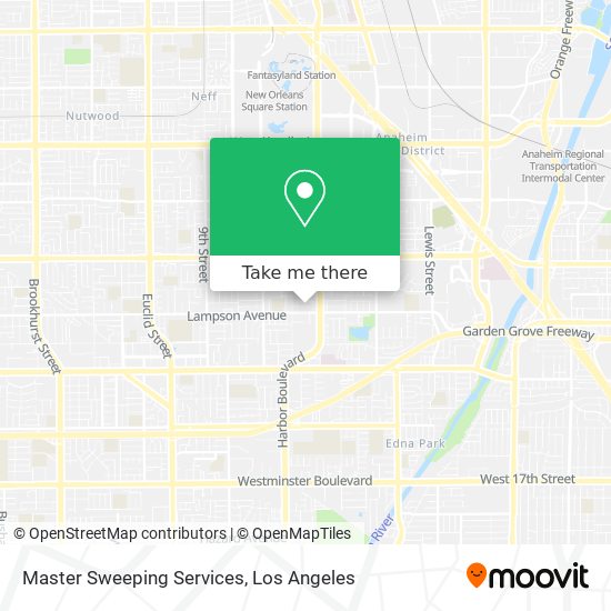 Master Sweeping Services map