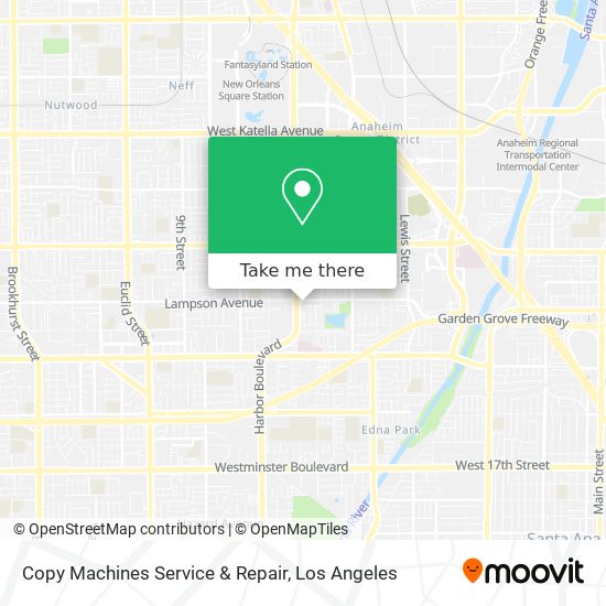 Copy Machines Service & Repair map