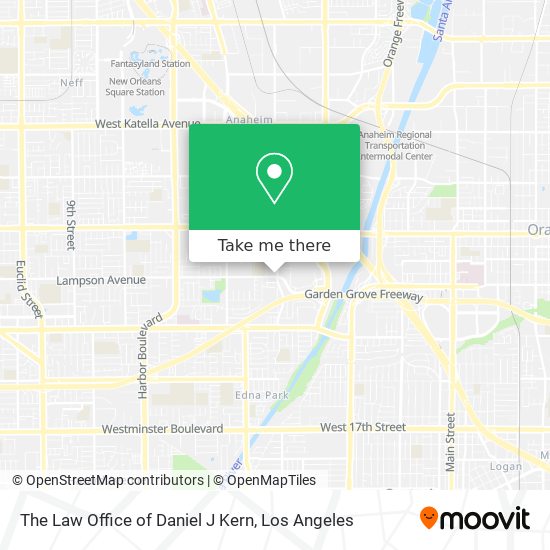 The Law Office of Daniel J Kern map