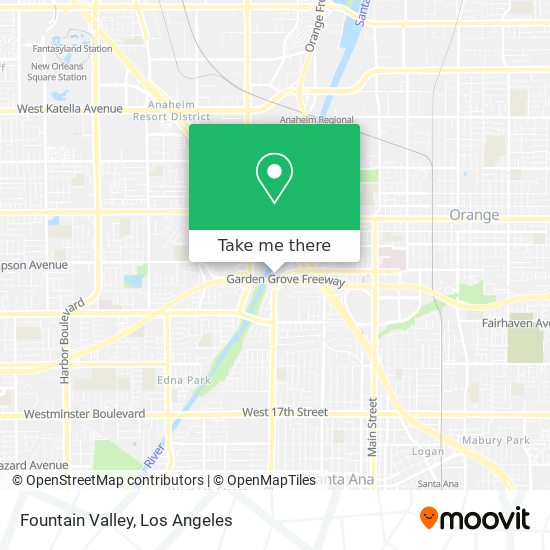 Fountain Valley map