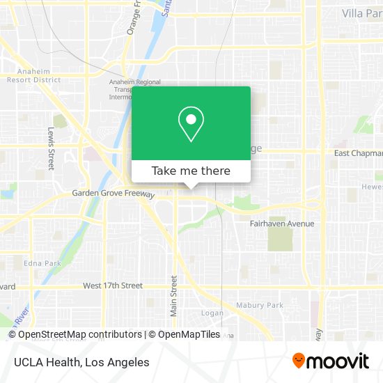 UCLA Health map