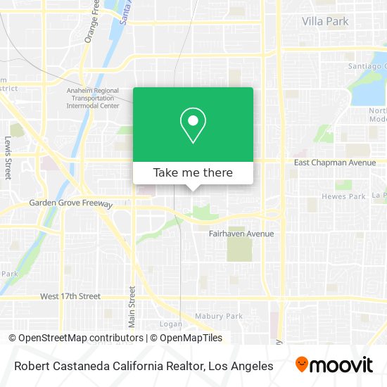 Robert Castaneda California Realtor map