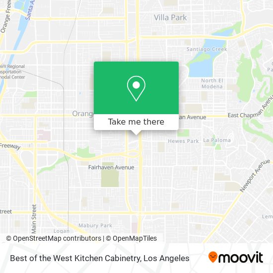Best of the West Kitchen Cabinetry map