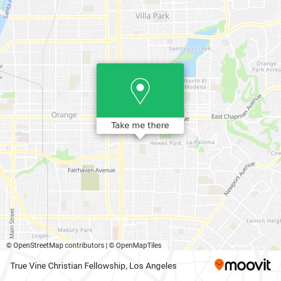 True Vine Christian Fellowship map