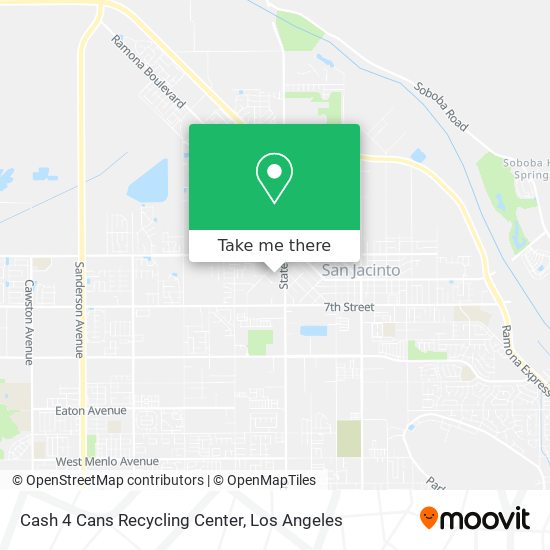 Mapa de Cash 4 Cans Recycling Center