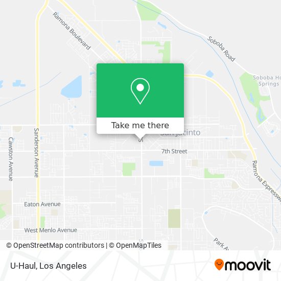 U-Haul map