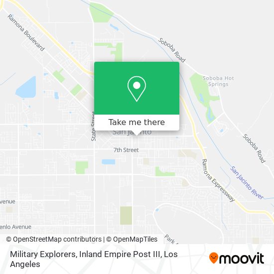 Military Explorers, Inland Empire Post III map