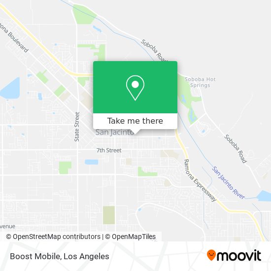 Boost Mobile map