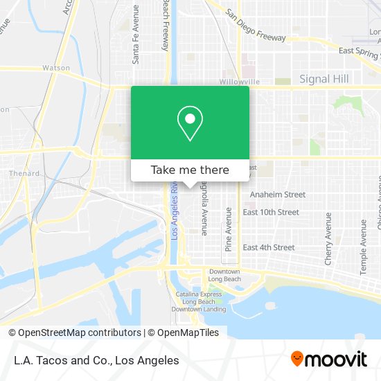 L.A. Tacos and Co. map