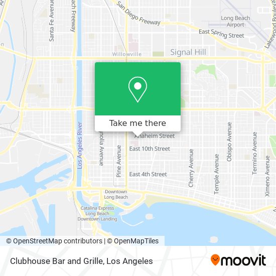 Mapa de Clubhouse Bar and Grille
