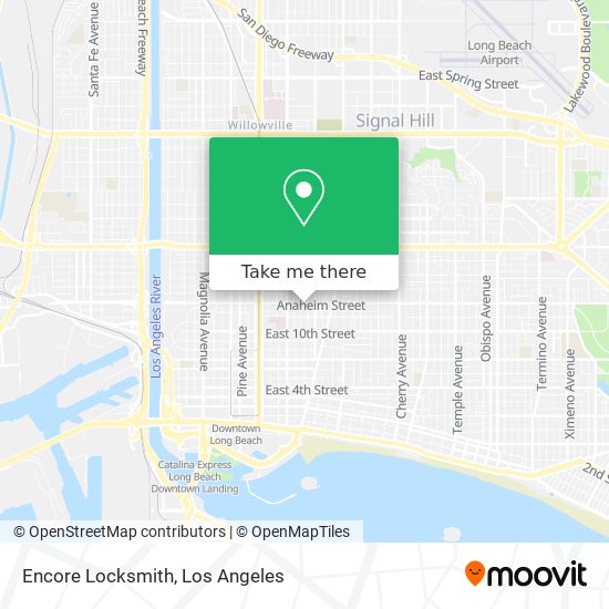 Encore Locksmith map