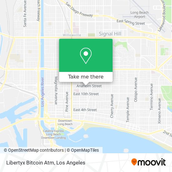 Mapa de Libertyx Bitcoin Atm