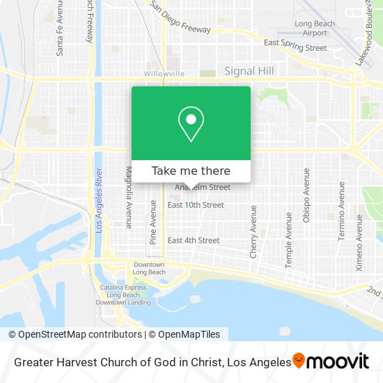 Mapa de Greater Harvest Church of God in Christ