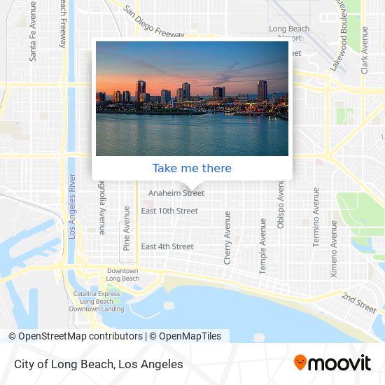 Mapa de City of Long Beach