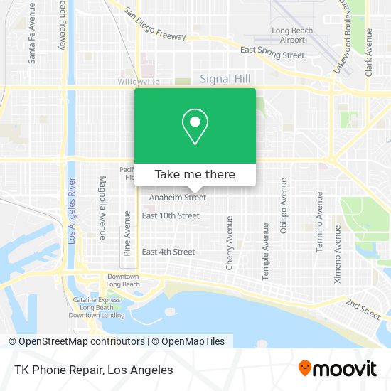 TK Phone Repair map